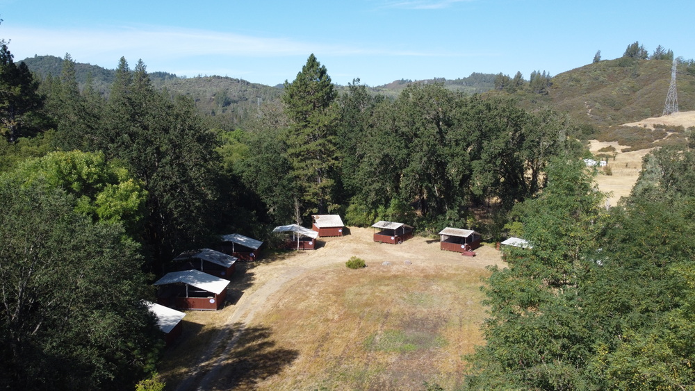 Camp aerial view